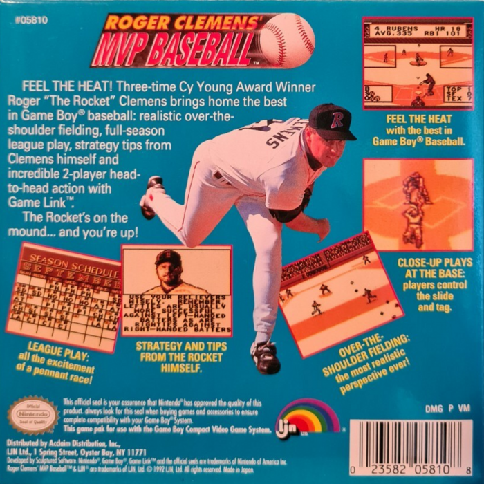 Roger Clemens Mvp Baseball — box-2D-back (US)