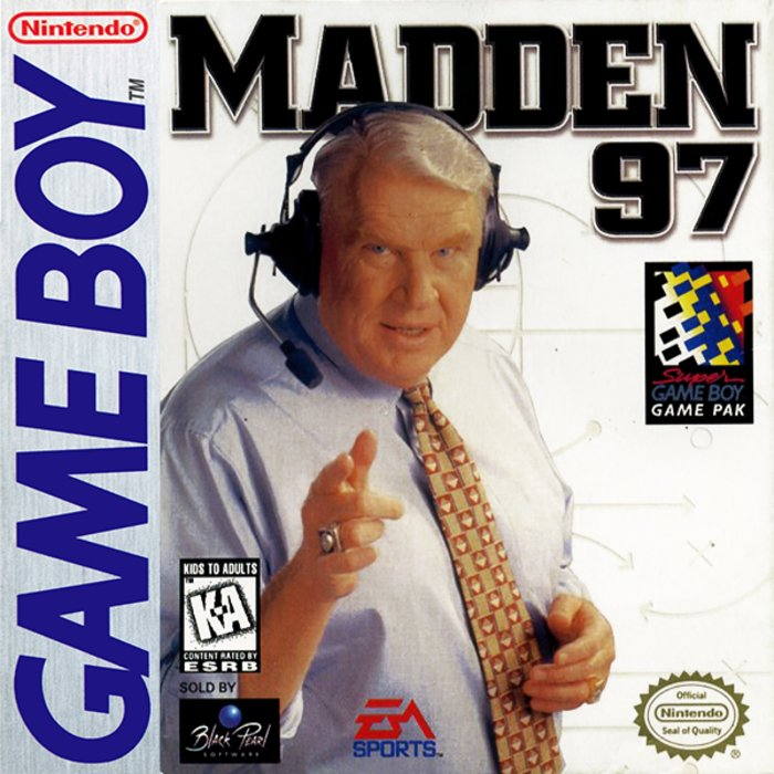 Madden '97 box art