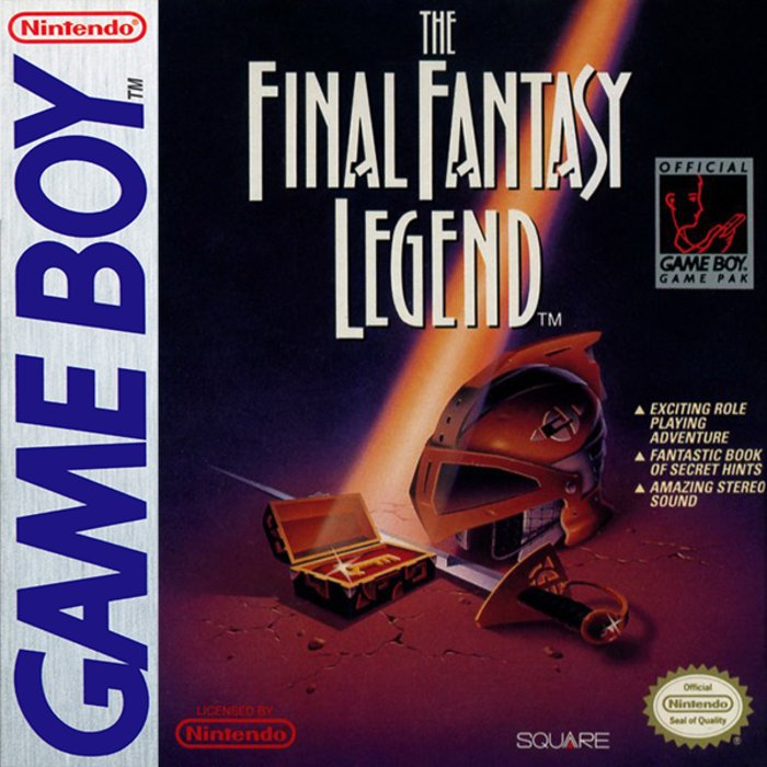 Final Fantasy Legend, The box art