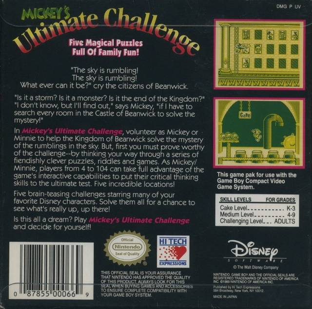 Mickey's Ultimate Challenge — box-2D-back (US)
