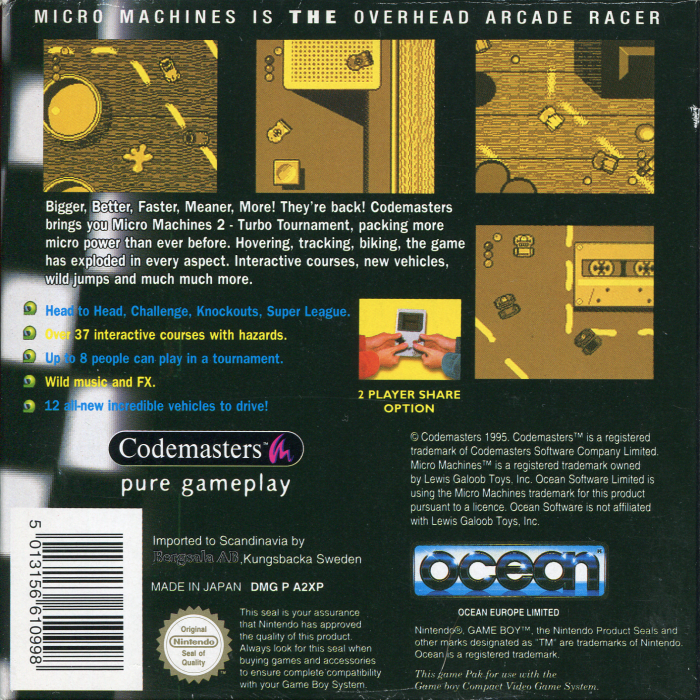 Micro Machines 2 - Turbo Tournament — box-2D-back (EU)