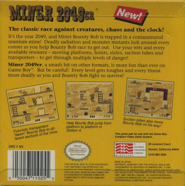 Miner 2049er — box-2D-back (US)