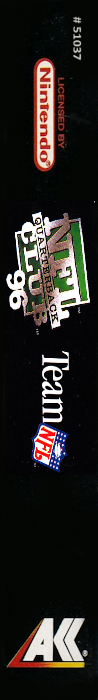 NFL Quarterback Club '96 — box-2D-side (US)