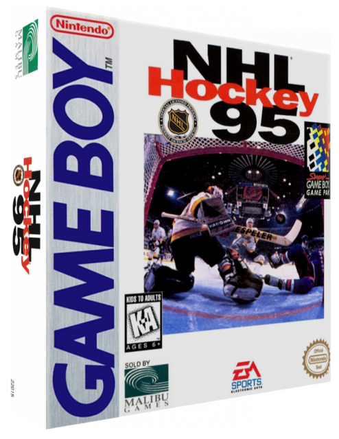 NHL Hockey '95 — box-3D (US)