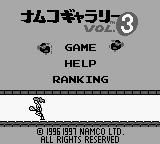 Namco Gallery Vol.3 — sstitle (WOR)