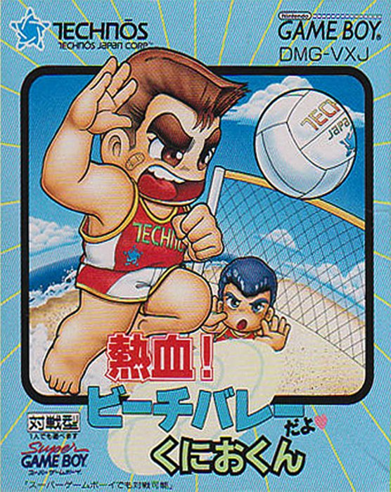 Nekketsu! Beach Volley Da Yo Kunio-kun box art