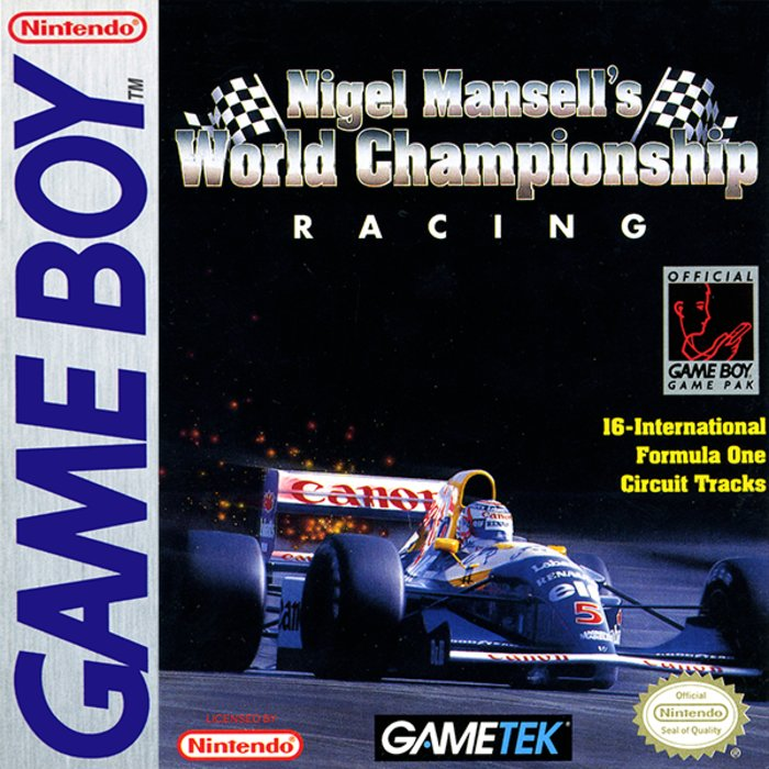 Nigel Mansell's World Championship box art