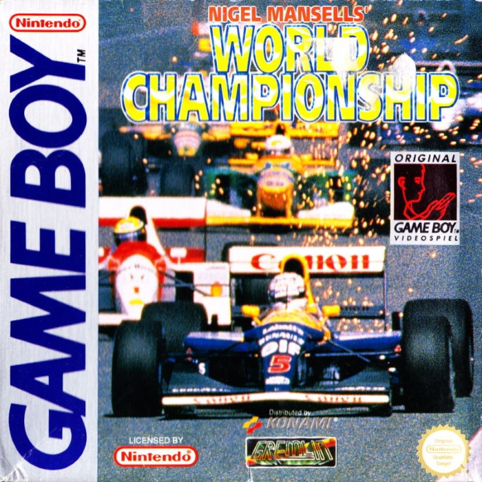 Nigel Mansell's World Championship — box-2D (DE)