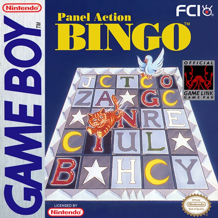 Panel Action Bingo box art