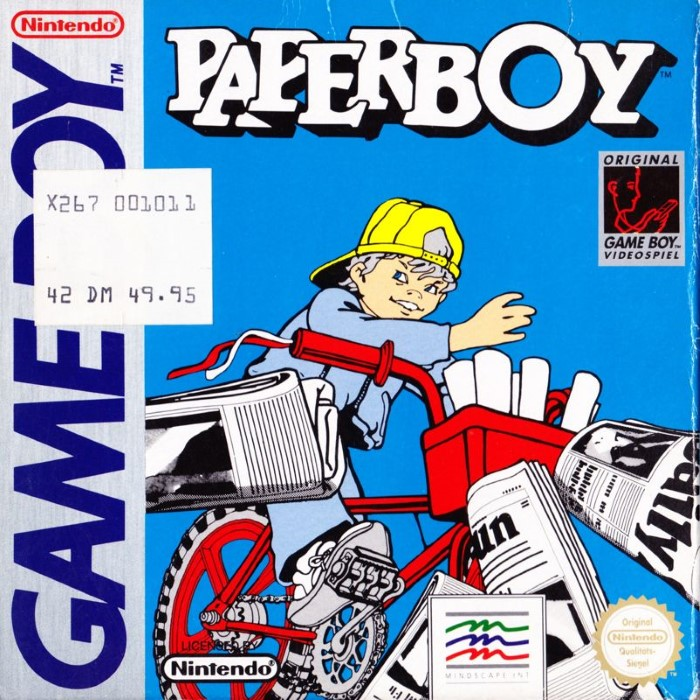 Paperboy — box-2D (DE)