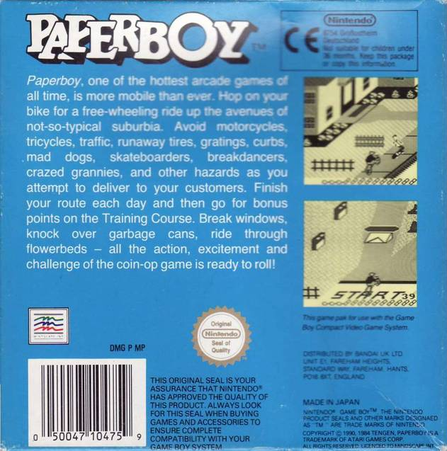 Paperboy — box-2D-back (EU)