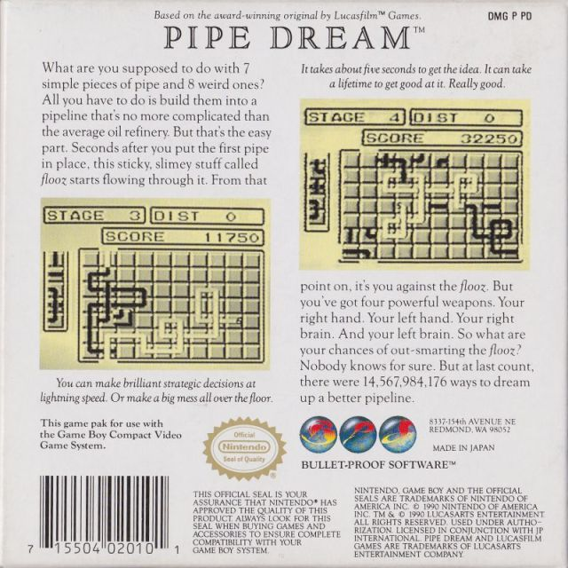 Pipe Dream — box-2D-back (US)
