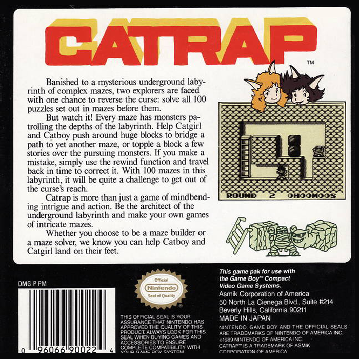 Cat Rap — box-2D-back (US)