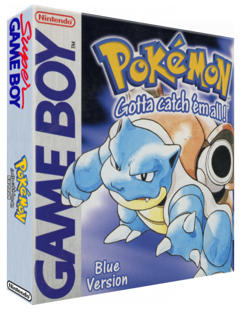 Pokemon - Blue Version — box-3D (EU)