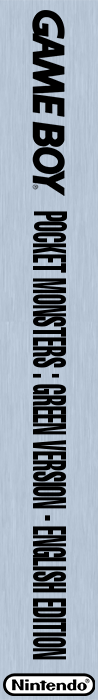 Pocket Monsters - Green Version - English Edition — box-2D-side (WOR)