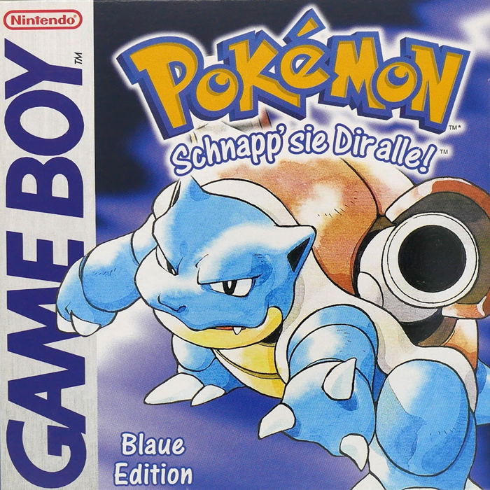 Pokémon - Blue Version — box-2D (DE)