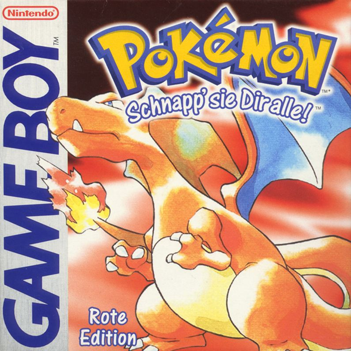 Pokémon - Red Version — box-2D (DE)
