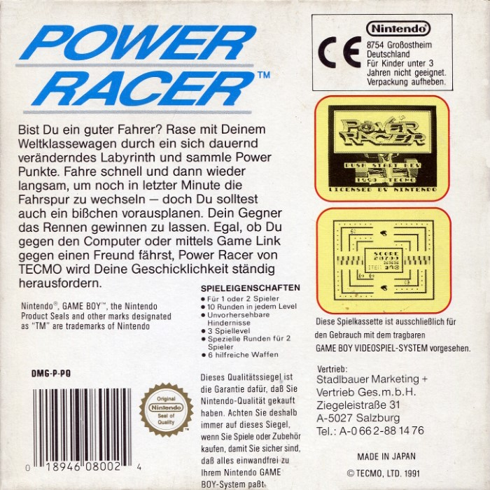 Power Racer — box-2D-back (DE)