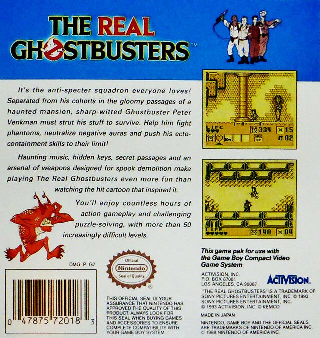 Real Ghostbusters, The — box-2D-back (US)
