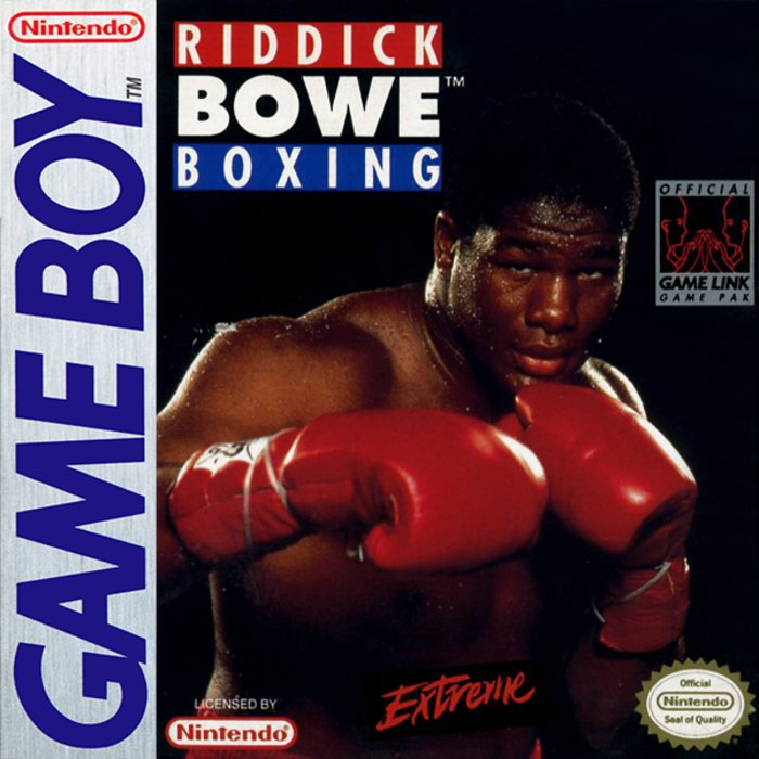 Riddick Bowe Boxing box art