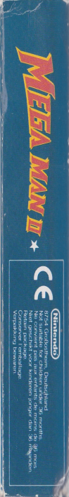 Mega Man II — box-2D-side (DE)