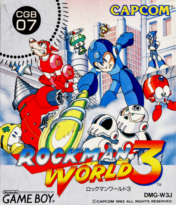 Mega Man III — box-2D (JP)