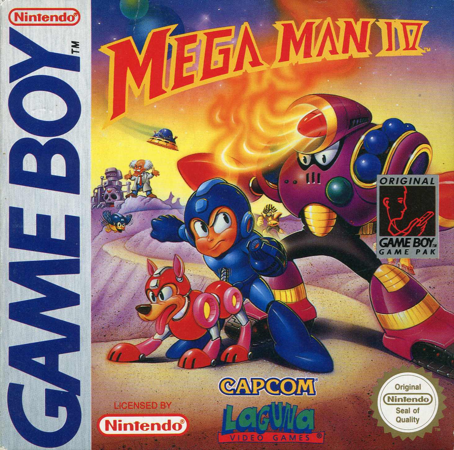 Mega Man 4 — box-2D (EU)