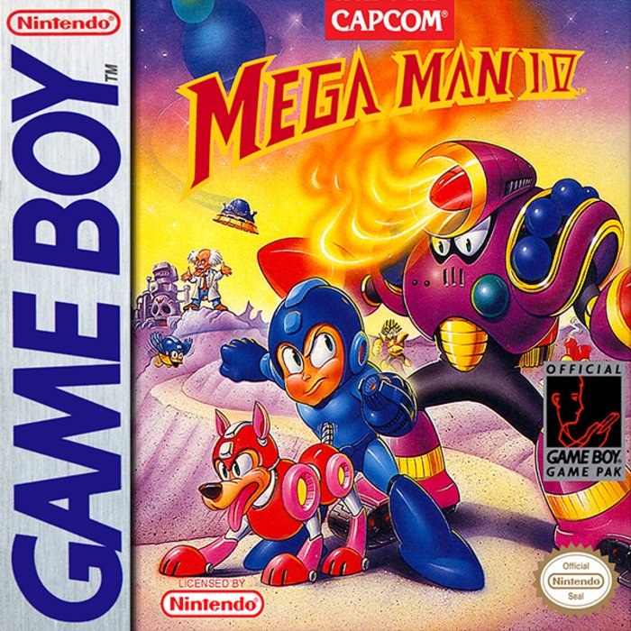 Mega Man 4 box art