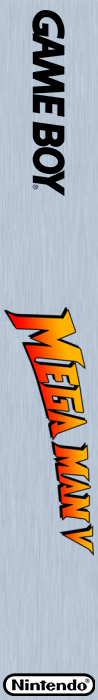 Mega Man V — box-2D-side (EU)
