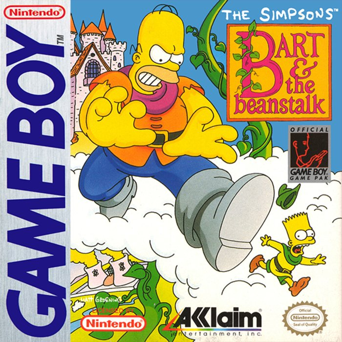 The Simpsons : Bart & the Beanstalk box art