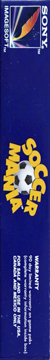 Soccer Mania — box-2D-side (US)
