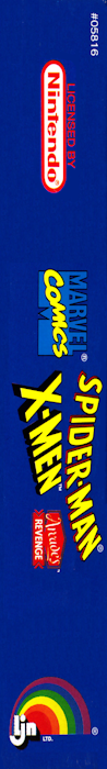 Spider-Man : X-Men — box-2D-side (US)