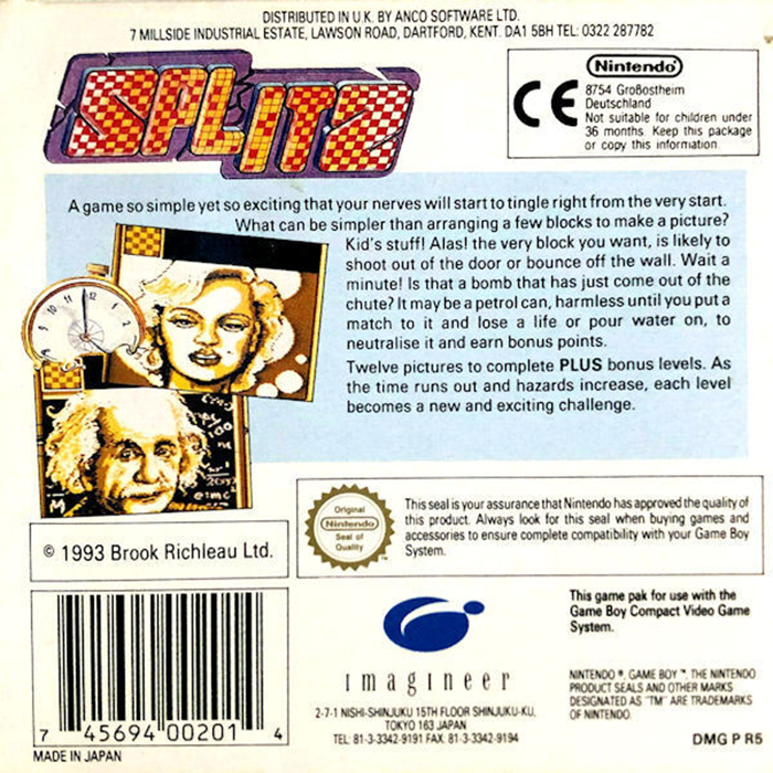 Splitz — box-2D-back (EU)