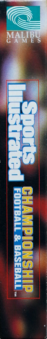 Sports Illustrated - Football And Baseball — box-2D-side (US)