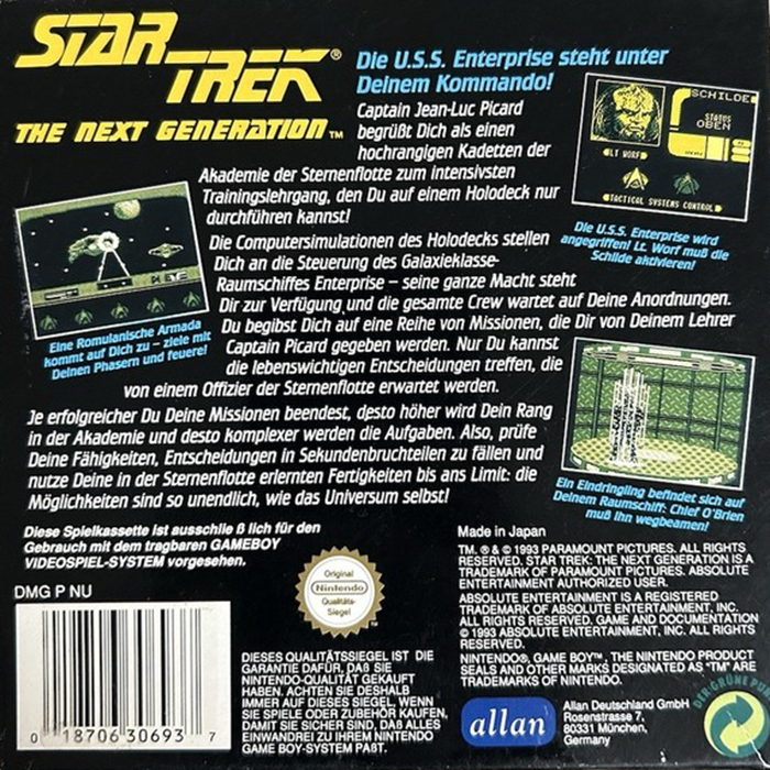 Star Trek : The Next Generation — box-2D-back (DE)