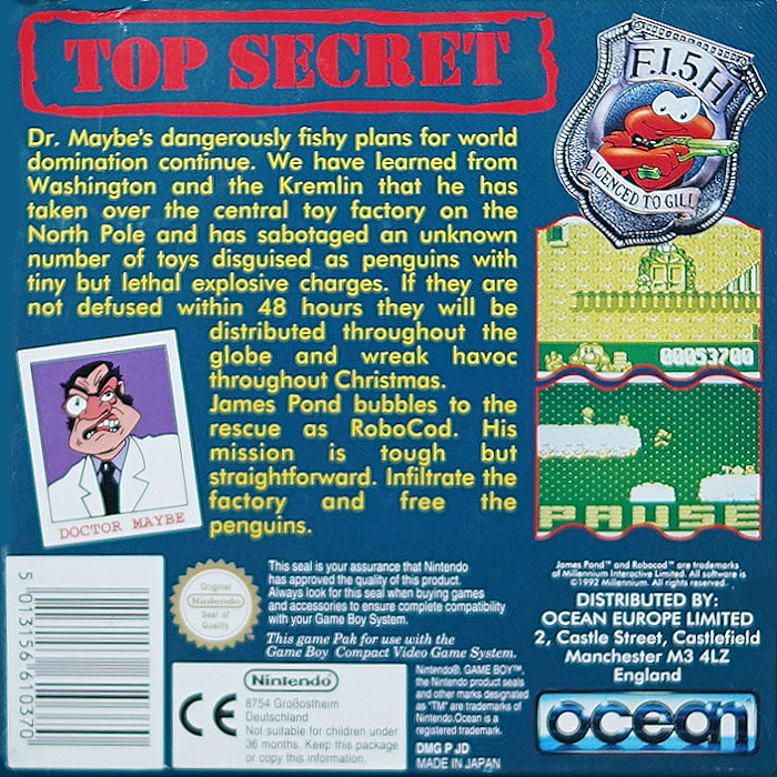 Super James Pond — box-2D-back (EU)