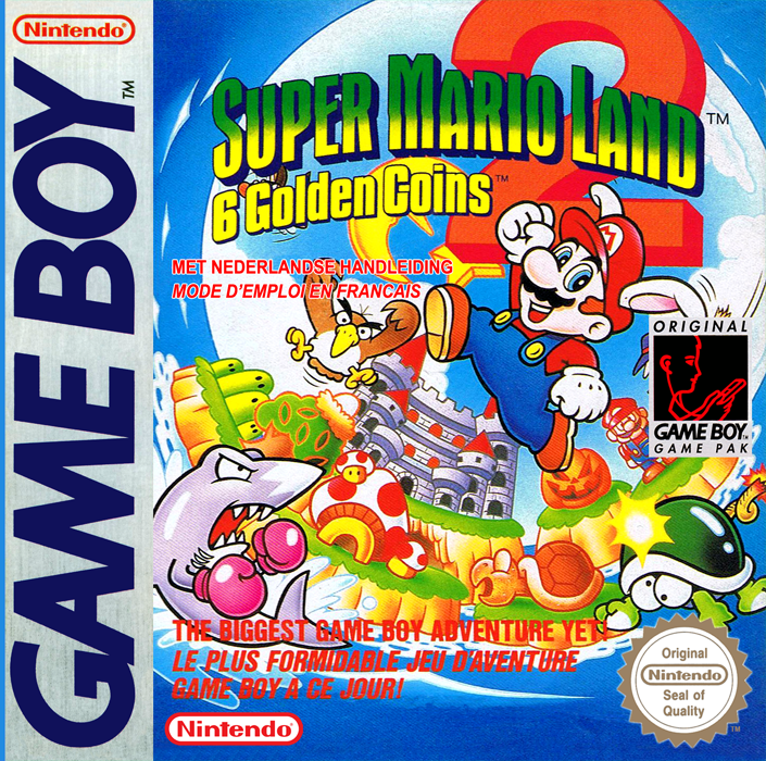 Super Mario Land 2 : 6 Golden Coins — box-2D (EU)