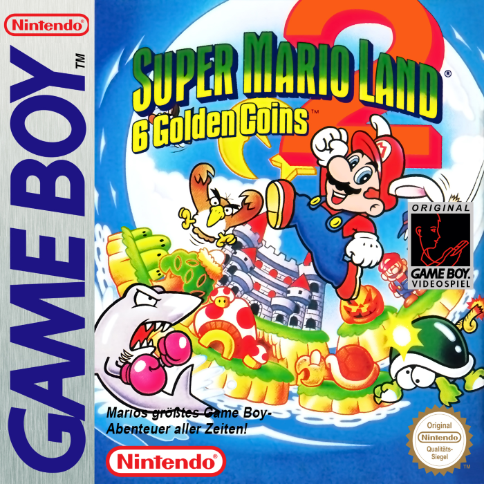 Super Mario Land 2 : 6 Golden Coins — box-2D (DE)