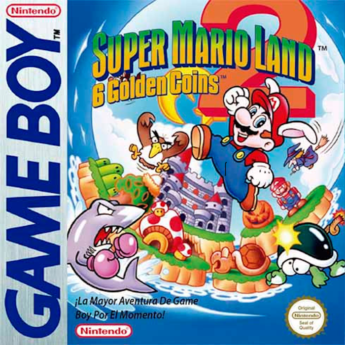 Super Mario Land 2 : 6 Golden Coins — box-2D (SP)