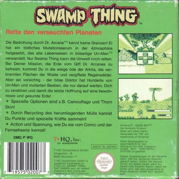 Swamp Thing — box-2D-back (DE)