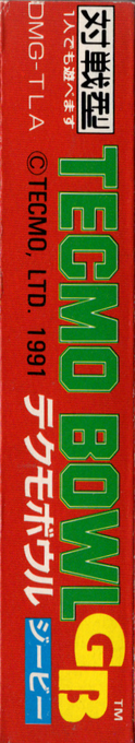 Tecmo Bowl — box-2D-side (JP)