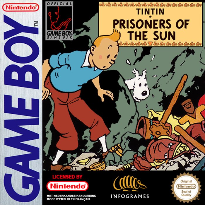 Tintin - Prisoners Of The Sun box art