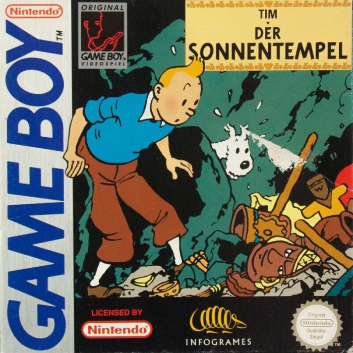Tintin - Prisoners Of The Sun — box-2D (DE)