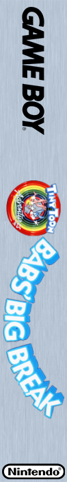 Tiny Toon Adventures : Babs' Big Break — box-2D-side (DE)