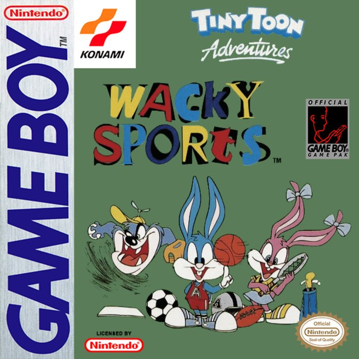 Tiny Toon Adventures : Wacky Sports box art