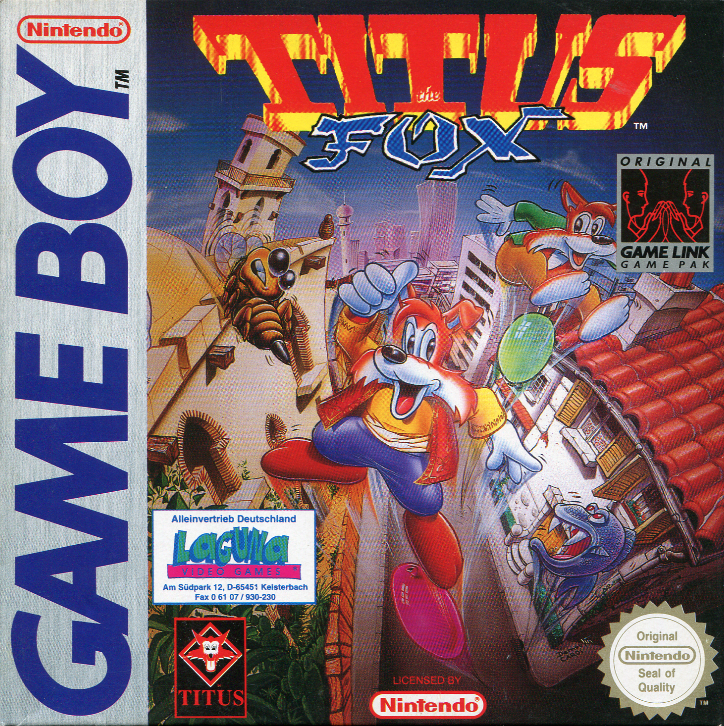 Titus The Fox - To Marrakech And Back — box-2D (EU)