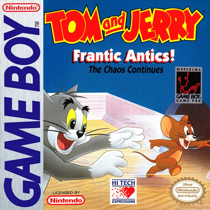 Tom and Jerry : Frantic Antics! box art