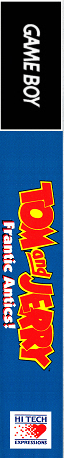 Tom and Jerry : Frantic Antics! — box-2D-side (US)