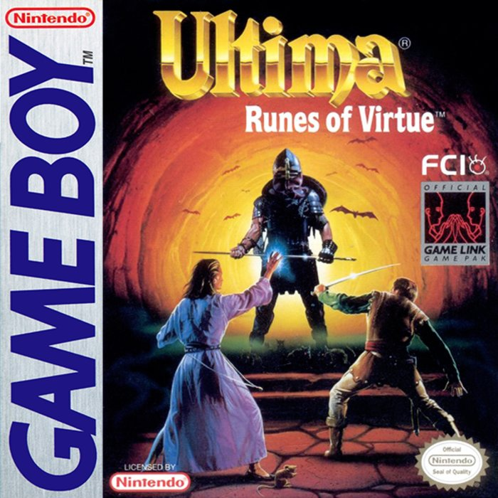 Ultima - Runes Of Virtue box art