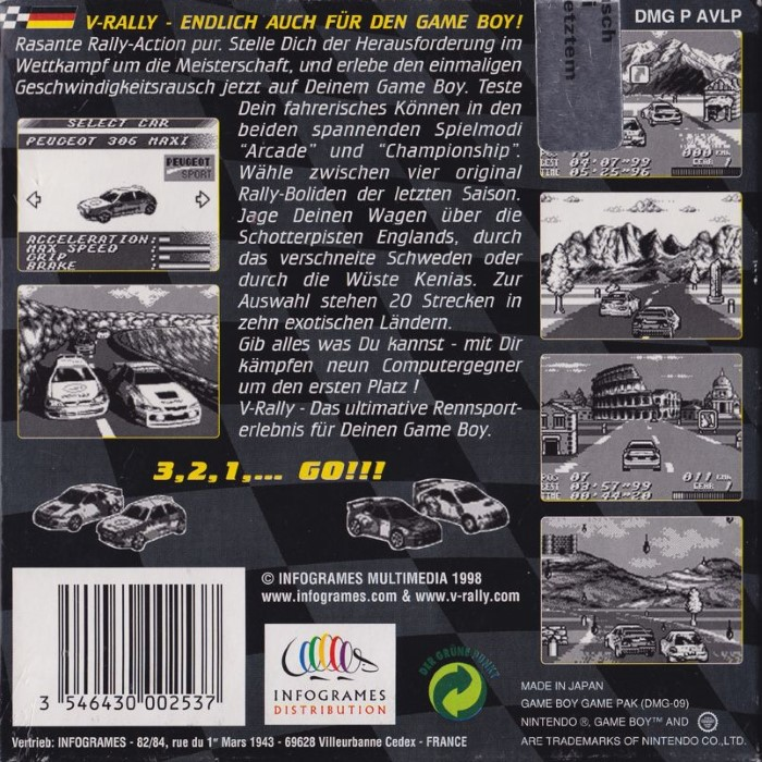 V-rally — box-2D-back (DE)
